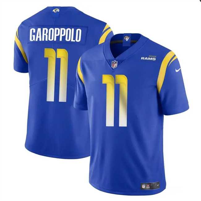 Men & Women & Youth Los Angeles Rams #11 Jimmy Garoppolo Blue Vapor Untouchable Football Stitched Jersey,We sell and wholesale Men & Women & Youth Los Angeles Rams #11 Jimmy Garoppolo Blue Vapor Untouchable Football Stitched Jersey on line form chian!
